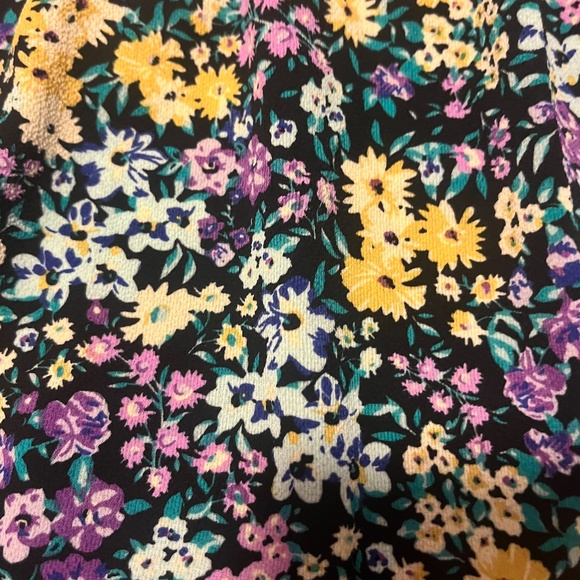 Only ditsy flowers ruffled boho peasant mini skirt NWT - Picture 4 of 11